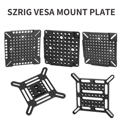 SZRIG VESA Mount Adapter Cheese Plate with 75 to 100mm Multipurpose Compatible With Standard VESA Mount For DSLR