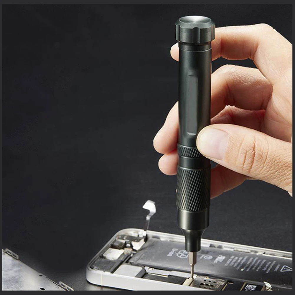 13 In 1 Precision Screwdriver Set Aluminum Alloy Handle Magnetic Tips For Phone Electronics Repair Small Hand Tools Kit