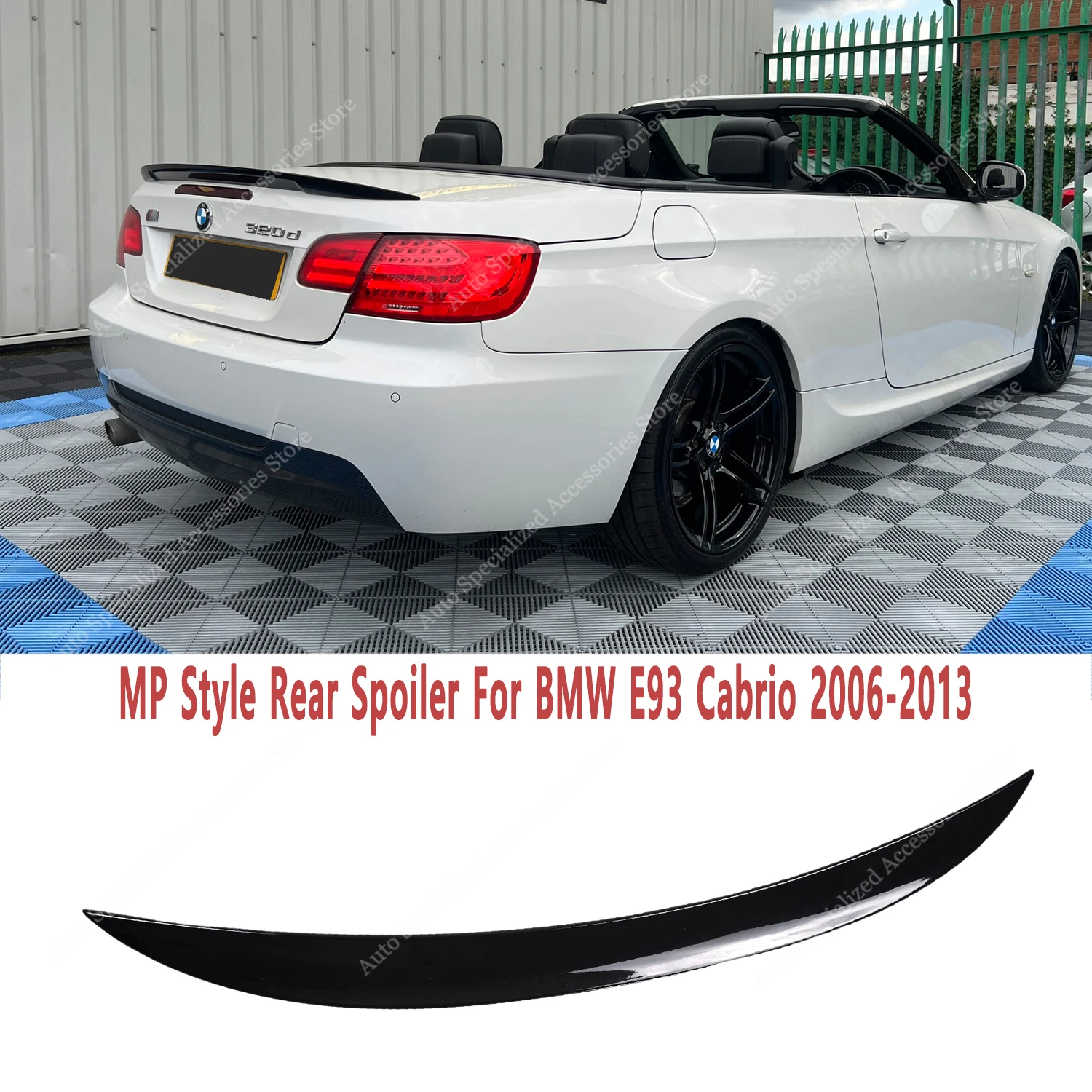 

Для BMW E93 Глянцевый черный задний спойлер в стиле MP 320i 320d 325i 330Xi 330Xd 335Xi Cabrio 2007-2014 Bodykits задний багажник хвостовое крыло