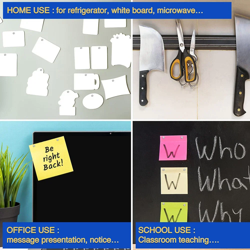 6x3mm iman Refrigerator Magnets DIY Office Whiteboard Workshop