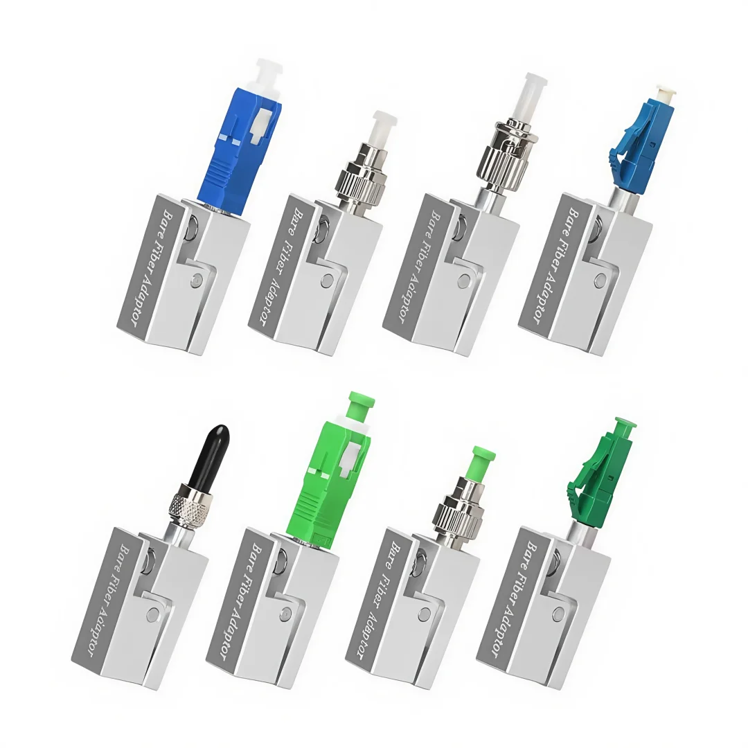 SUMMITEK New Optic Fiber Connector FC SC ST LC Square Bare Adapter Flange Temporary Succeeded OTDR Test Coupler