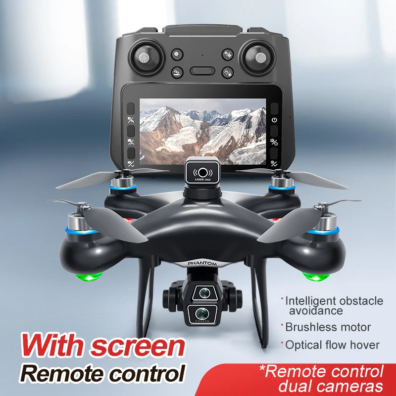 벡신 뉴 Z3 GPS 드론 4.3인치 화면 5G WIFI FPV 전문가용 듀얼 8K HD 카메라 브러시리스 접이식 RC 쿼드콥터