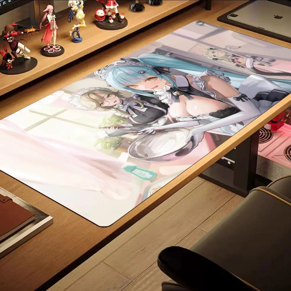 Endless Sexy NIKKE Girls Mouse Kawaii Pad Laptop Gamer Hentai Non-Slip Rubber Edge pk control locking Esports 1200x600