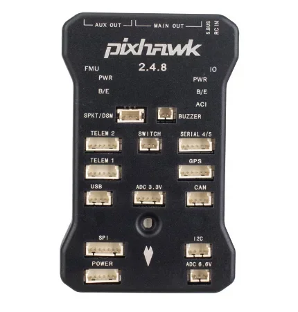 Pixhawk-Contrôleur de vol Ptage PIX 2.4.8 32 bits, pilote automatique avec interrupteur de sécurité 4G SD, buzzer PPM I2C pour accessoires quadrirotor RC