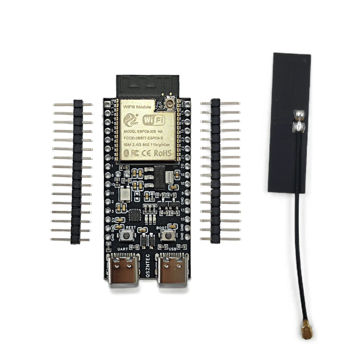 ESP32-C6 16 MB Flash ESP32 WiFi + Bluetooth Internet der Dinge ESP Entwicklungsboard Kernplatine ESP32-C6-DevKit N16 für Arduino