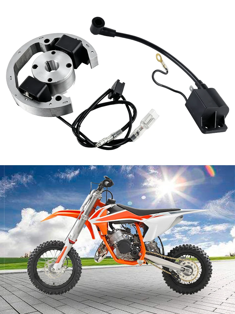 Zestaw koła zamachowego Magneto stojana cewki zapłonowej kompatybilny z KTM50 KTM 50 SX 50cc Pro Senior Junior SR JR SX50 Adventure — 2