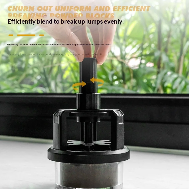 

Needle Type Fabric Powder Dispenser, Magnetic Powder Dispersing Needle, Rotating Coffee Powder Clumping and Dispersing Device