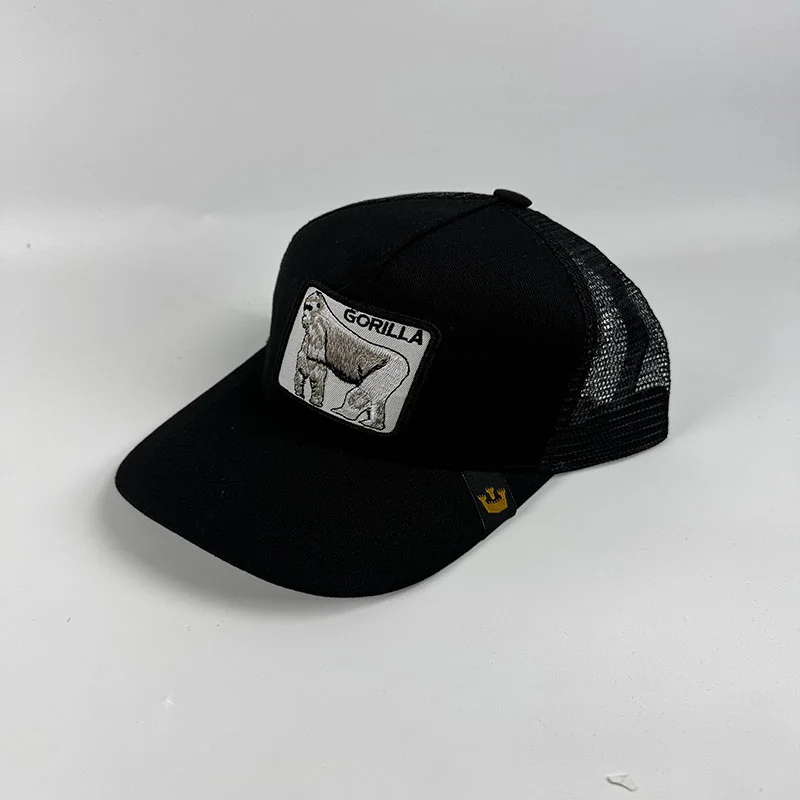 

Goorin Bros The Original Trucker The German Shepherd Gorilla Mens Winter Caps Soft Cap Baseball Cap Animals Black Hat Caps