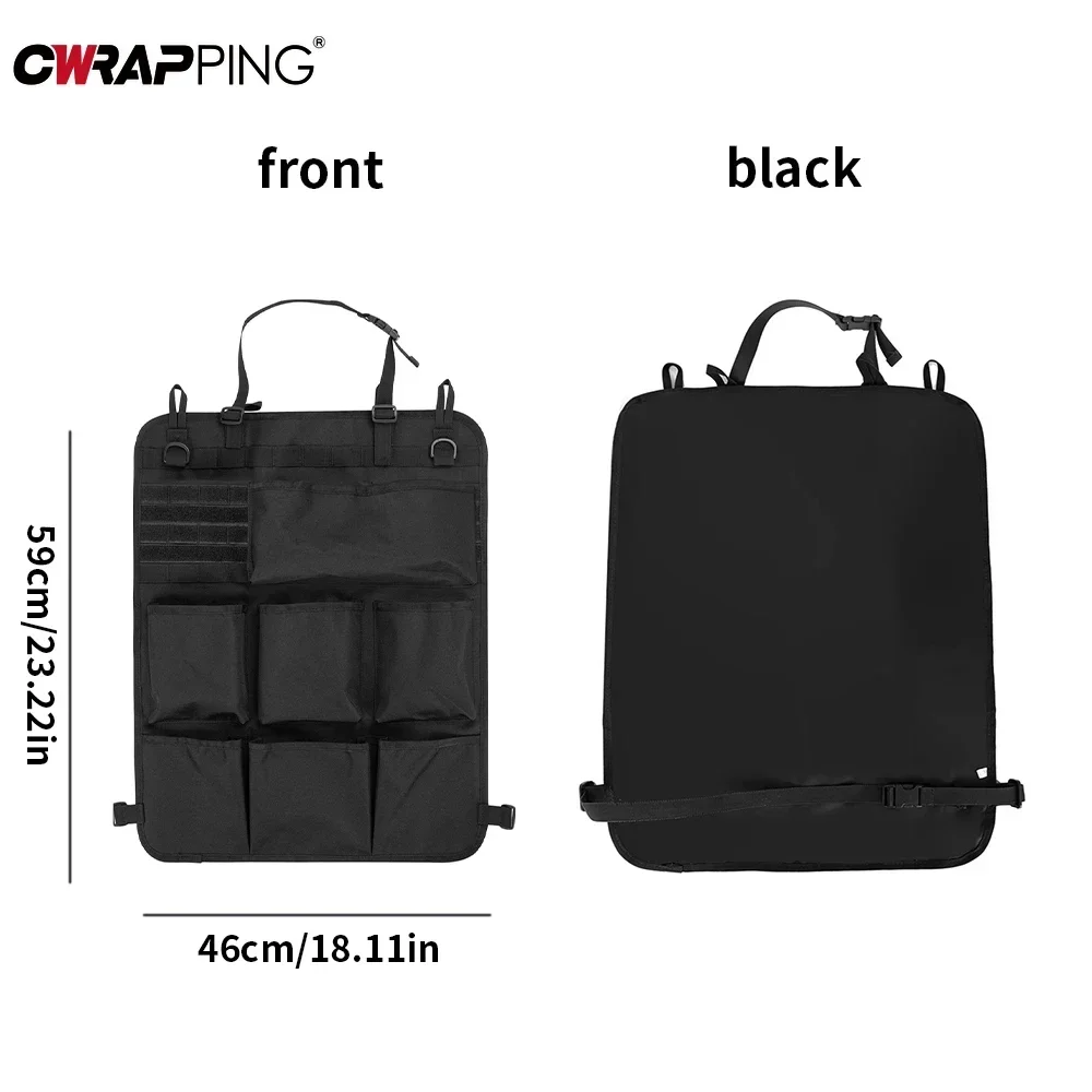 カーシート収納袋 吊り下げ防水インテリア マルチポケット 吊り下げ多機能収納 SUV 車用インテリアアクセサリー