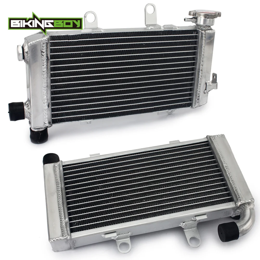 BIKINGBOY For Honda VTR1000F Super Hawk Fire Storm 97 98 99 00 01 02 03 04 05 06 Engine Water Cooling Cooler Radiator Polished