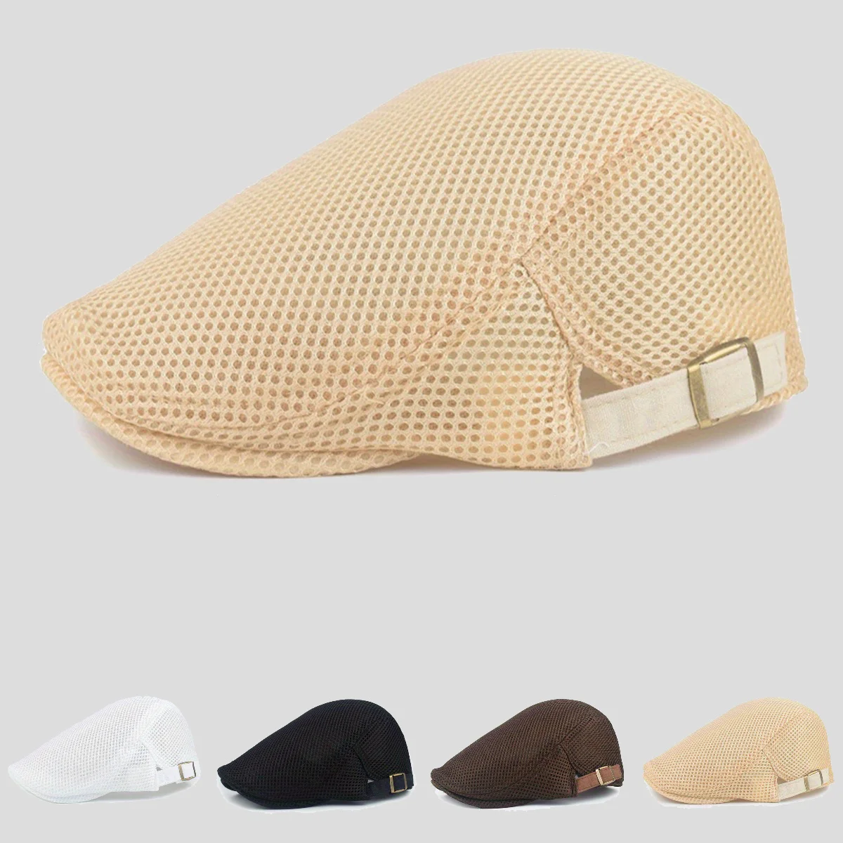 

Peaked Cap PNew Men Berets Spring Autumn Winter British Style Newsboy Beret Hat Retro England Hats Male Hats Peaked Painter Caps