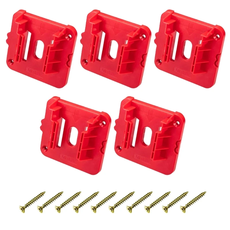 

Lightweight ABS Plastic Holder Set for 18V Battery Series Holder 10Pc/5pc Dropship