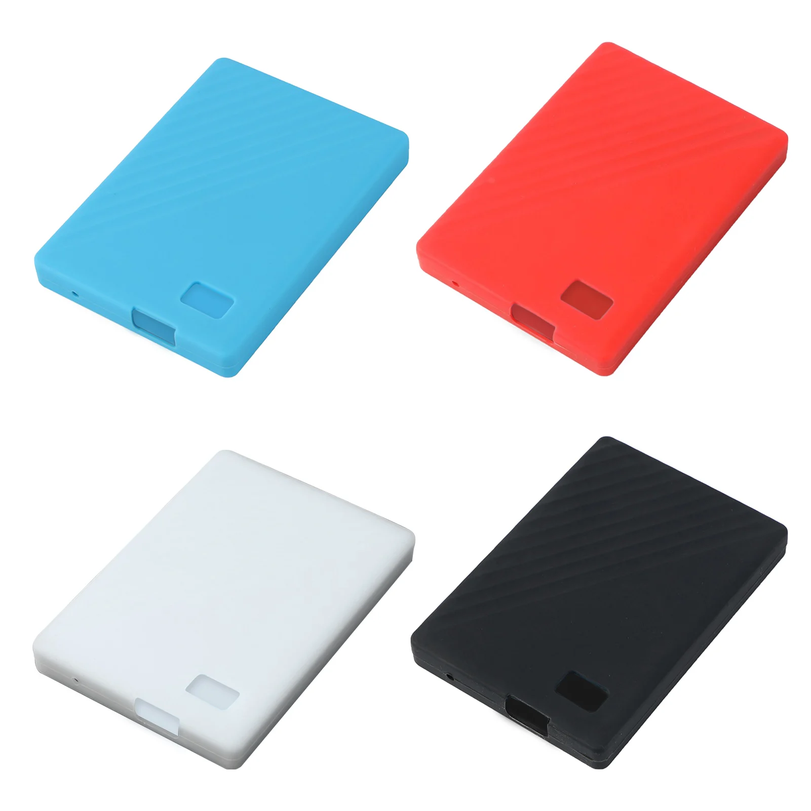 Silicone HDD Case Bag Protective Hard Drive Disk Cover Sleeve Protector Skin For WD Western Digital My Passport 4T 5T