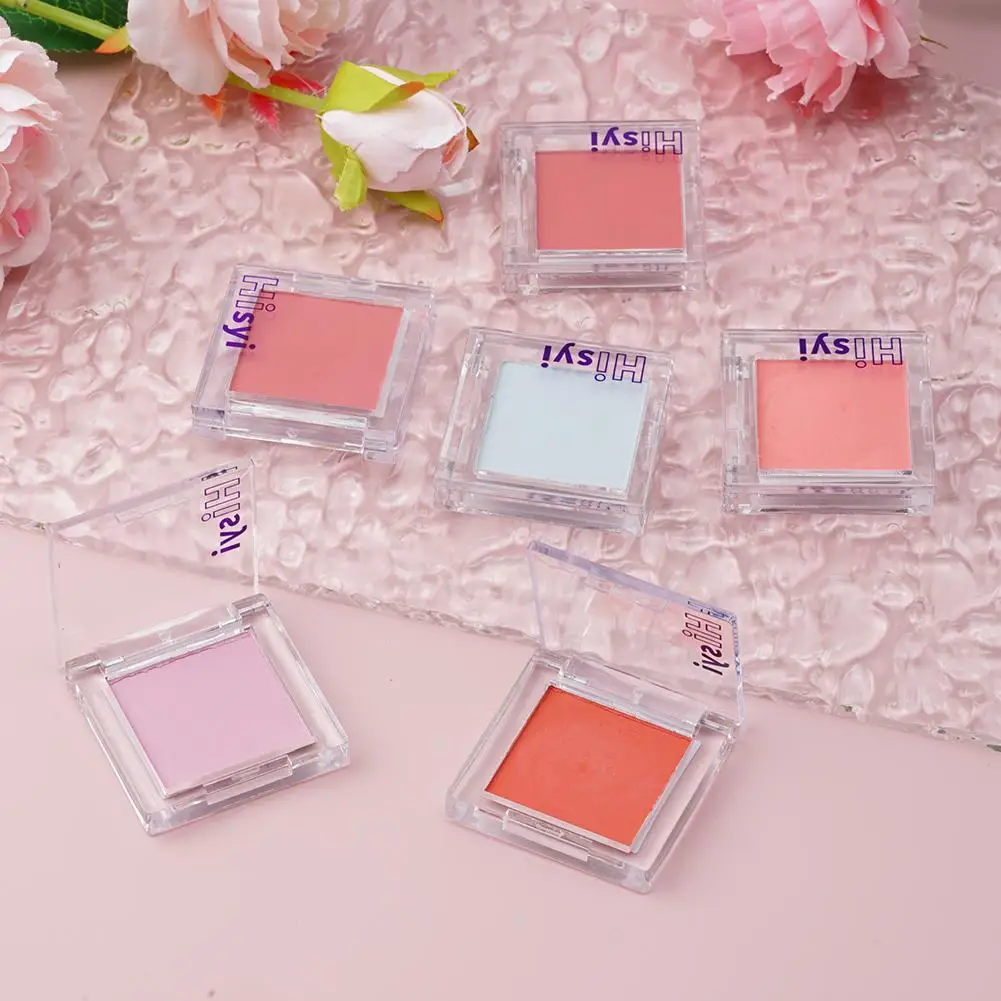 Blush Powder Long Lasting Blush High Pigment Natural Light Colors Face 6 Makeup