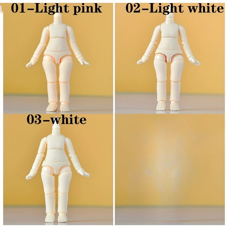 YMY BJD Doll Body GSC Compatible with Ob11 Size 1/12 Gift Baby Doll, Including Shoes