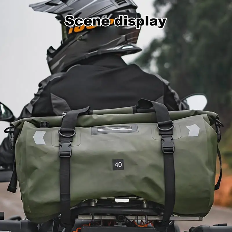 Motorcycle Travel Bag Motorcycle Multi-Use Tail Bag For Outdoors Long-distance Motorcycle Travel Large Capacity Outdoor Off-road