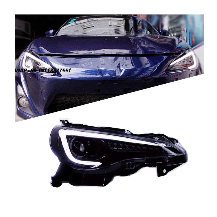 Car Accessories LED Headlights 2012 - 2021 Gt86 Brz Convertible Headlights Plug and Play