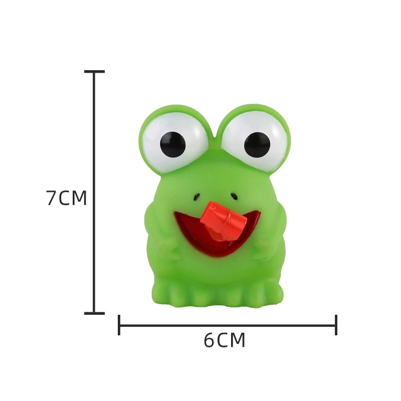 Children Creative Decompression Fidget Toys Pinch Frog Dinosaur Sticking Tongue Out Relieve Stress Toy Christmas Gifts For Kids