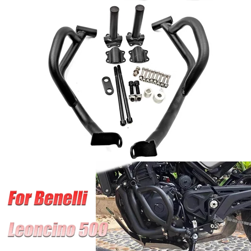 

Motorcylce Engine Guard Crash Bar Tank Bumper Fairing Frame Protector For Benelli Leoncino 500 BJ 500