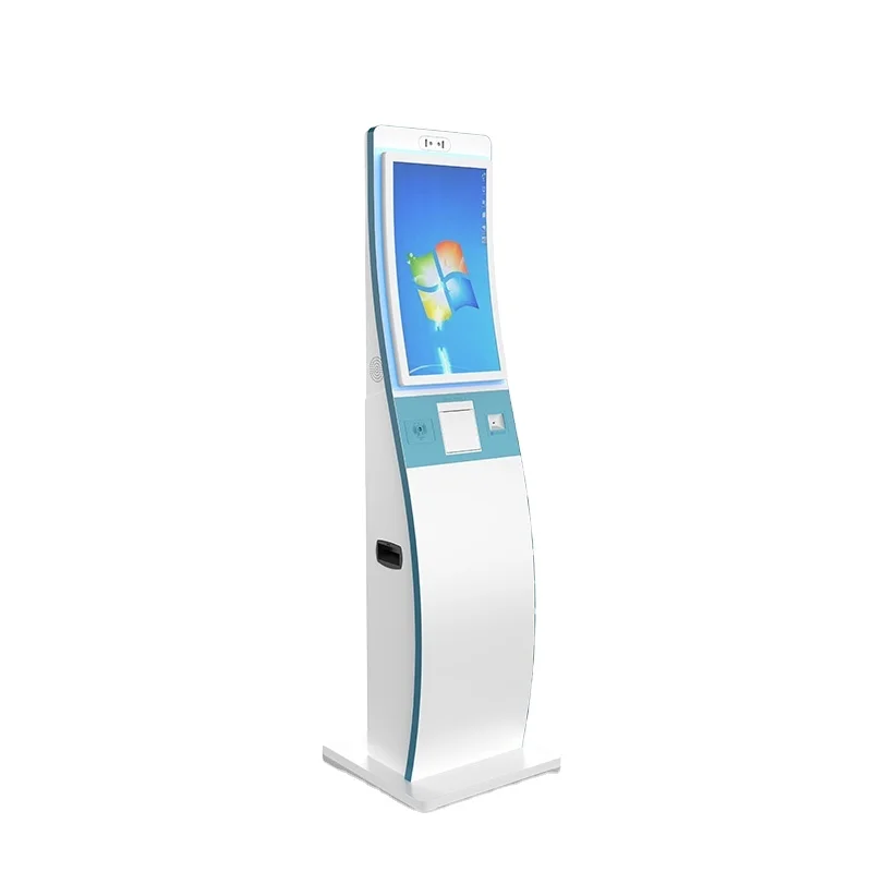 

Multi Touch Screen Touchscreen Food Ordering Machine Interactive Self Service Android Kiosk with Qr Scanner