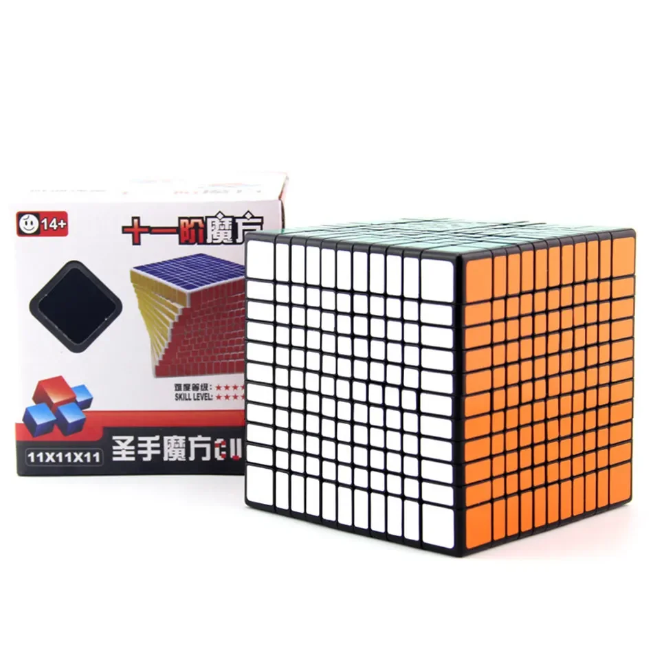 Shengshou 11x11x11cube Magische Kubus 11 Lagen 11X11 Kubus Magico Cubo Cadeau Speelgoed Cubo Mágico Kubus Puzzel Snelheid Kubus Speelgoed Voor Kinderen