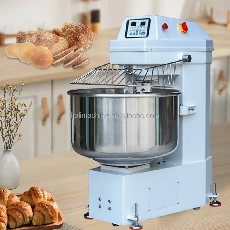 

7Liter 3Kg Spiral Industrial Pizza Dough Mixer Kneading Machine Commercial Food Mixers With Accessories