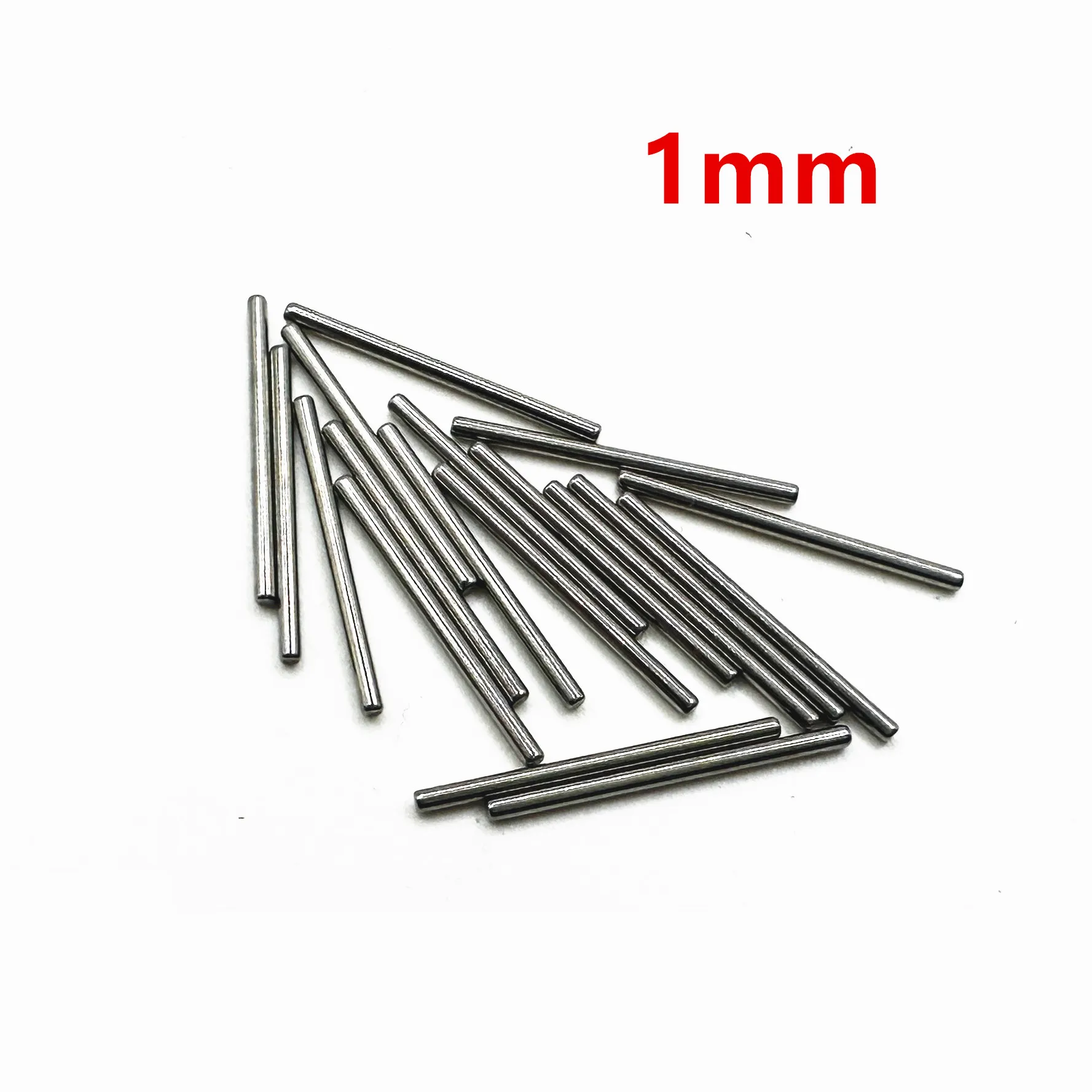 100pcs 1mm Bearing Steel Cylindrical Pin Locating Pin Needle Roller Thimble Length 3 4 5 6 8 9 10 12 18 20