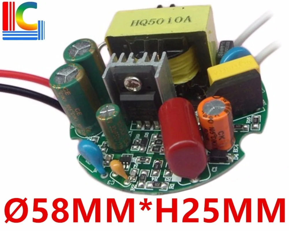 10W 15W 25W 36W 42W 50W Corn light LED Driver Adapter 300mA 600mA 700mA 0.9A 1.2A 1.5A Power Supply Round Lighting Transformer