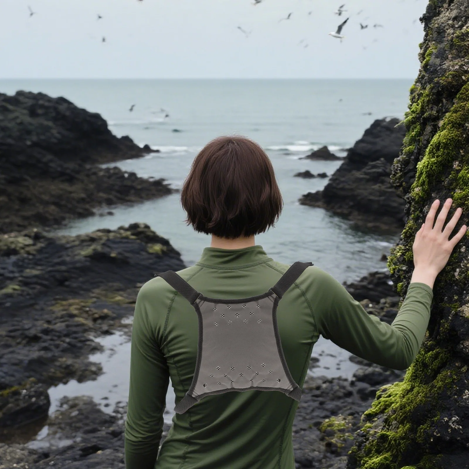 

Adjustable Chest Strap Breathable Polyester Comfortable Shoulder Harness Outdoor Adventures Bird Watching Telescope