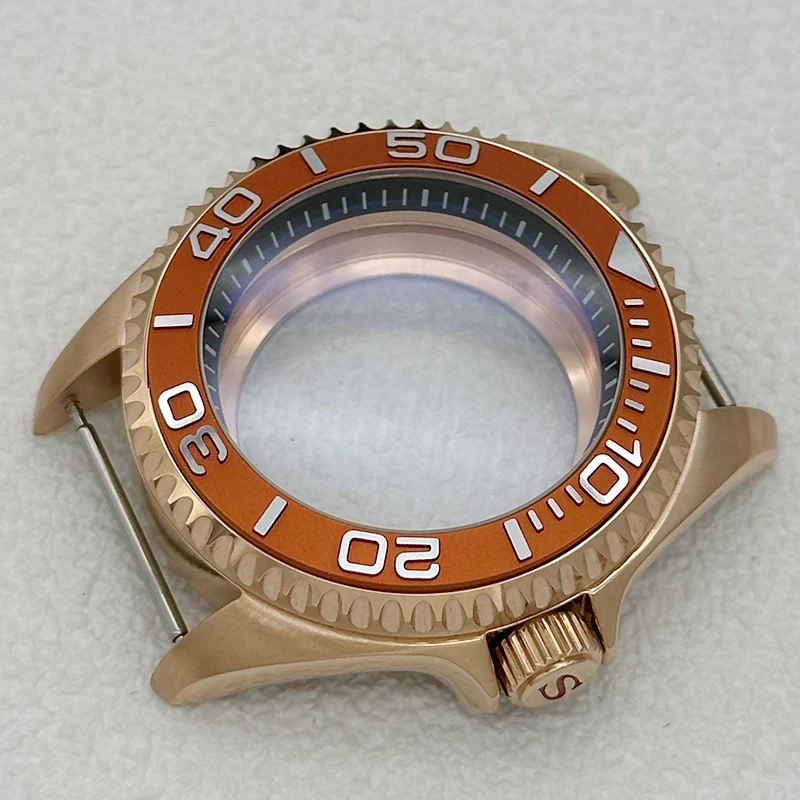 NH35 Case 42mm SKX007 Watch Case Domed Sapphire Double-Layer Crystal Fit NH35 NH36 NH38 7S26 4R Movements Men's Dive Watch Case