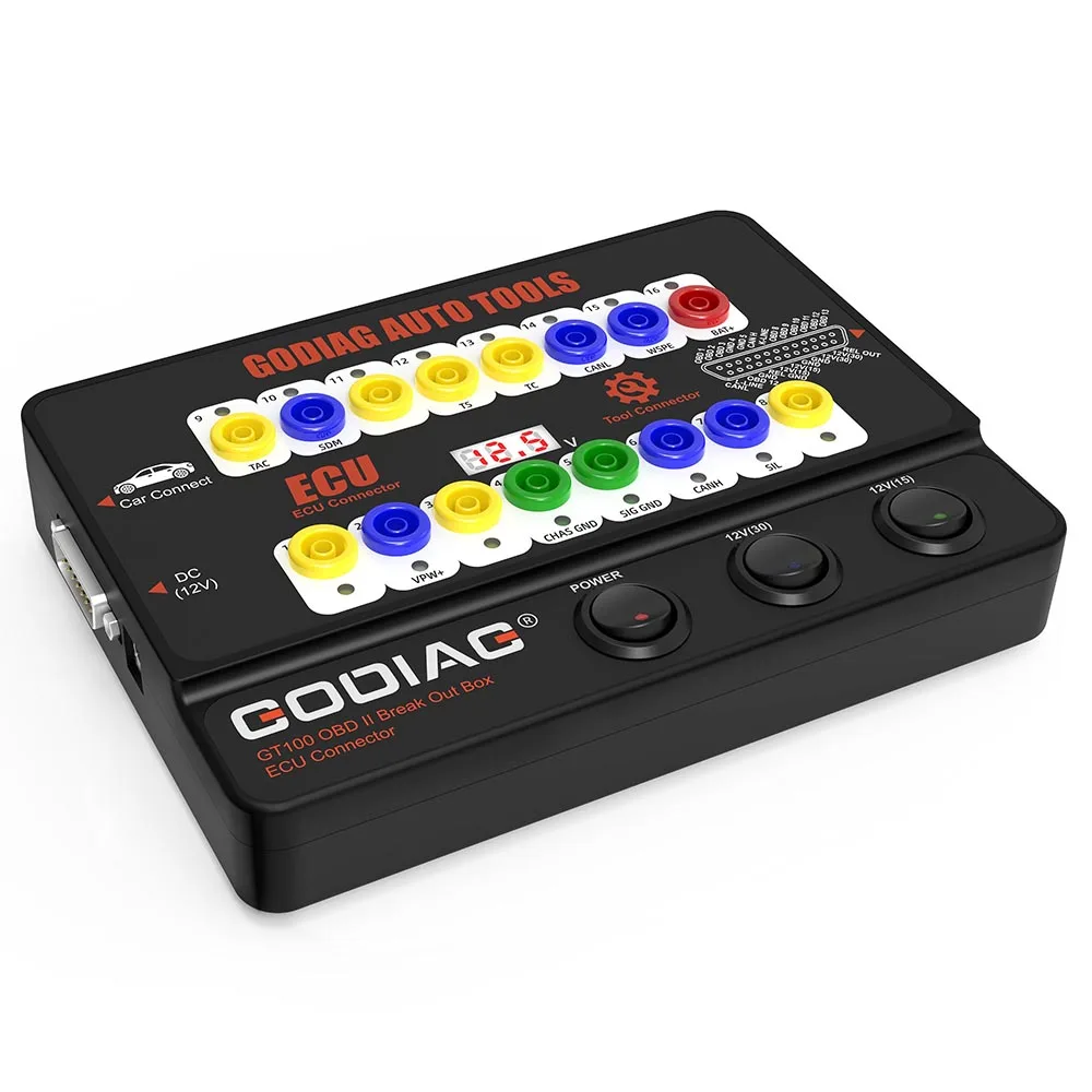 GODIAG GT100 Obdii بروتوكول ECU كاشف وكسر الصندوق بالإضافة إلى برمجة FEM/BDC ومنصة الاختبار CAS4 / CAS4+