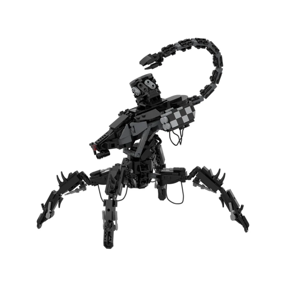 MOC Horizoned Game Corruptor Mechanical Beast Model Building Blocks Scorpion Insect Reptile Fighting Mecha Brick Toy Kid Gift