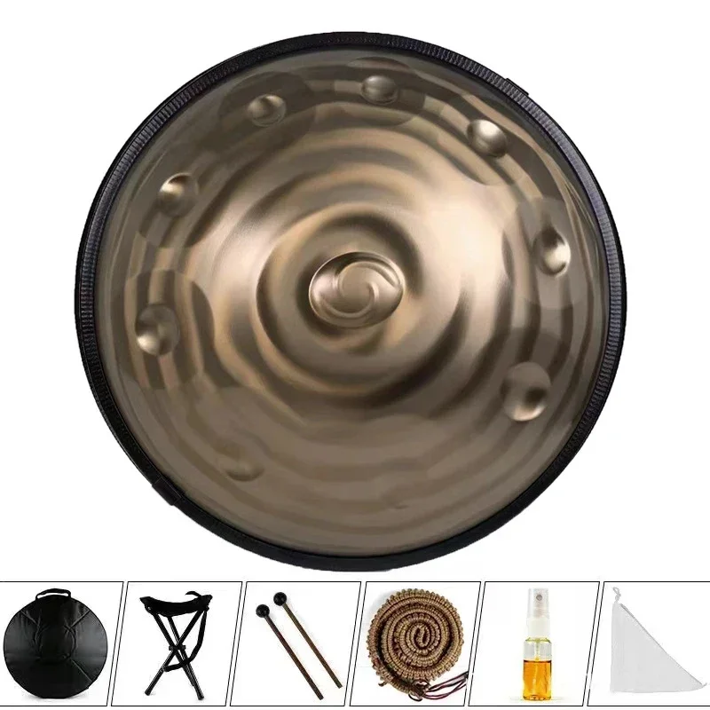 Professional 440/432HZ Handpan Drums Set New Design Hand Pan Sound Drum Sets For Gift Factory Customize