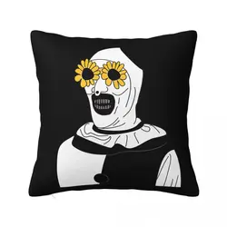 Art The Clown Terrifier Pillowcase Soft Polyester Cushion Cover Decorative Pillow Case Cover Home Drop Shipping 40X40cm