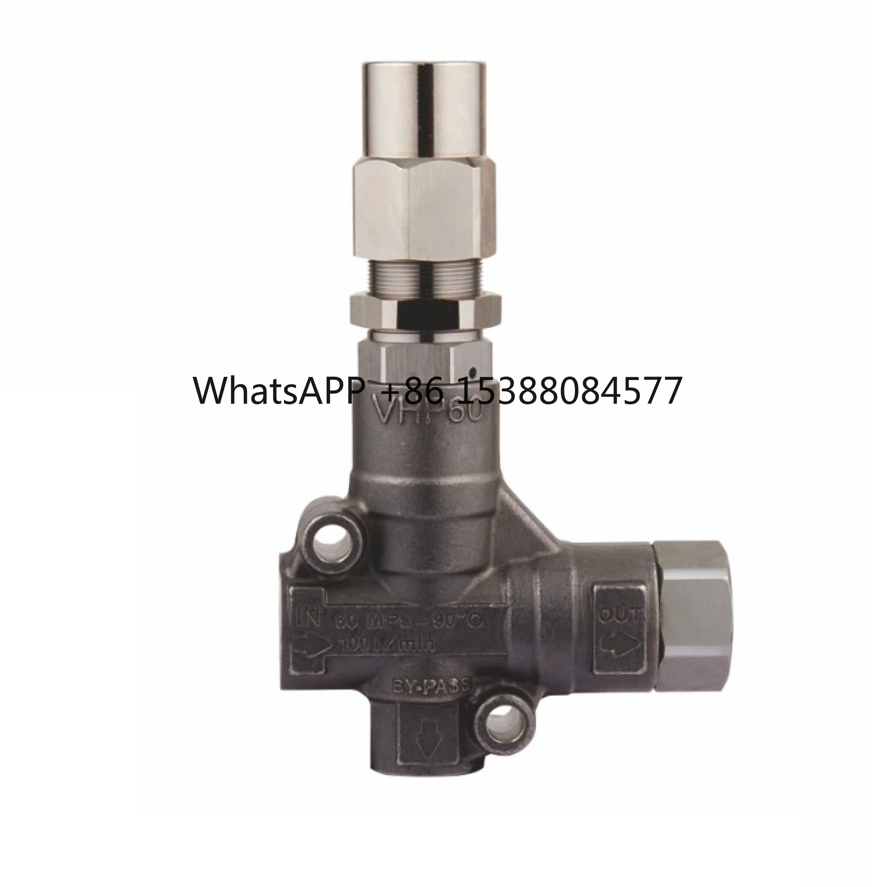 

100 Lpm 800 bar 8700 psi Ultra Pressure Valve Pressure Regulator Unloader