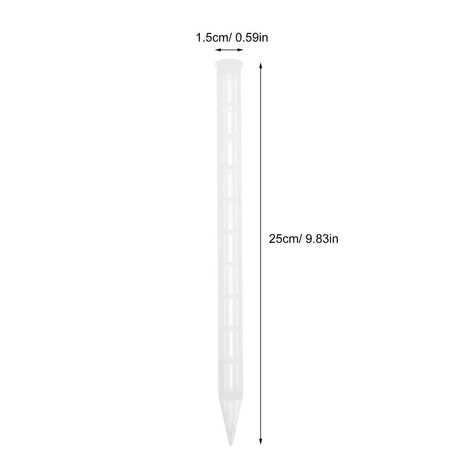 30pcs Plastic Root Ventilation Stakes 9.8in Aeration Tubes for Flowerpots & Garden Beds – Prevent Root Rot, Boost Airflow