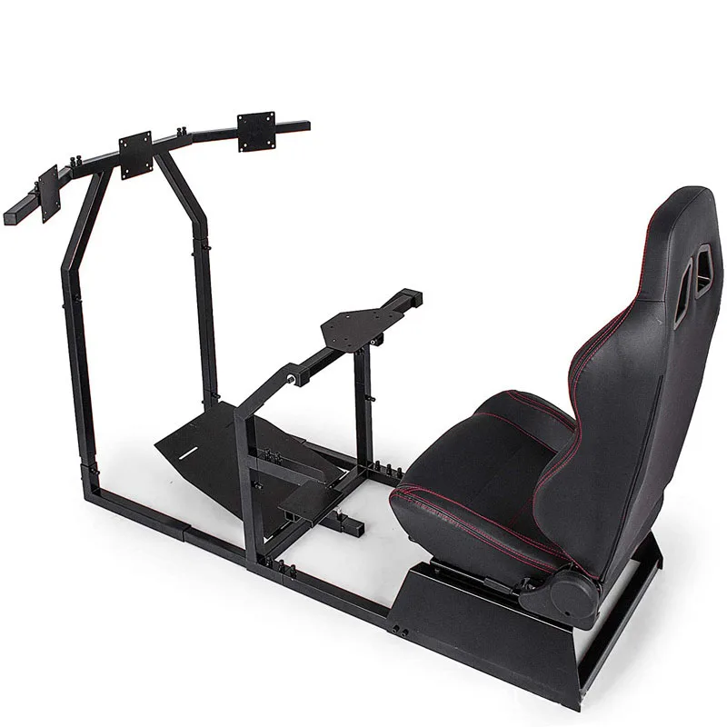 High Quality Steering Wheel Chair Bracket Driving Pedals Set Car Monit or Stand Gaming Racing Simulator