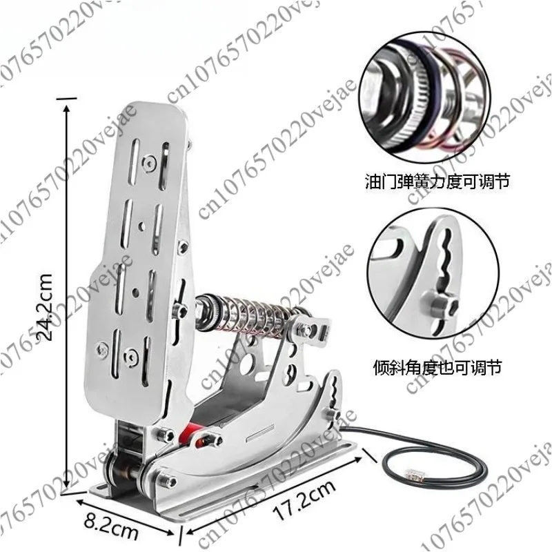 Geeignet für SIMJACK PRO Pedalsimulation Rennpedal PC Rennsimulator Drucksensor Wägesensor HE Hydraulikpedal