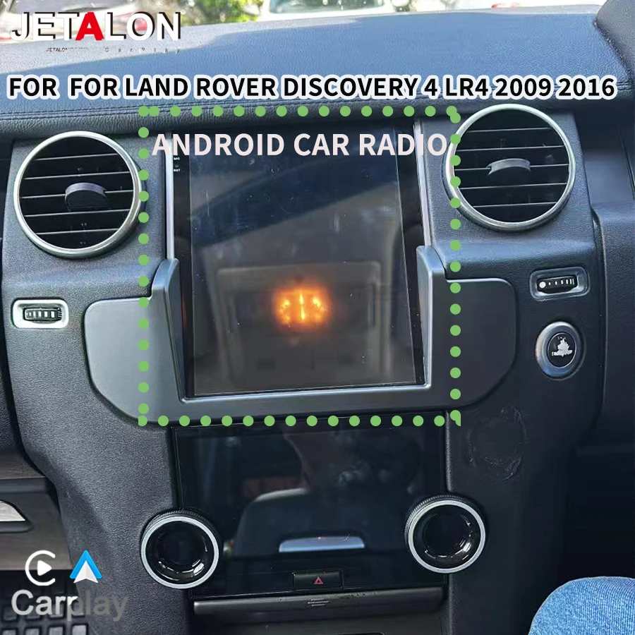 

Автомобильное радио с сенсорным экраном Android 14, для Land Rover Discovery 4 LR4 2009 2016, беспроводной Carplay, GPS-навигация, мультимедийная стереосистема