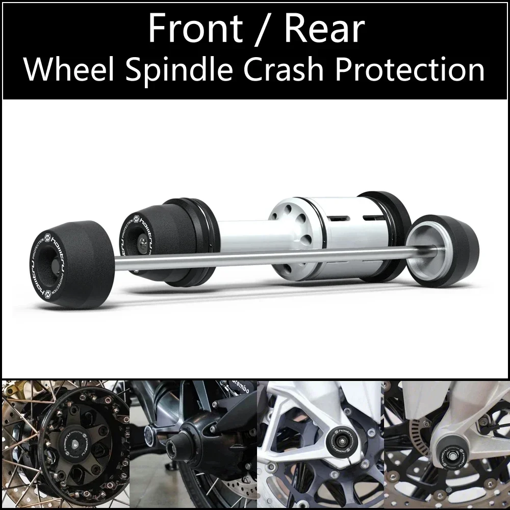 Front Rear wheel Spindle Crash Protection For BMW R nineT / Pure / Racer / Scrambler / Urban G S GS / 2017-2023