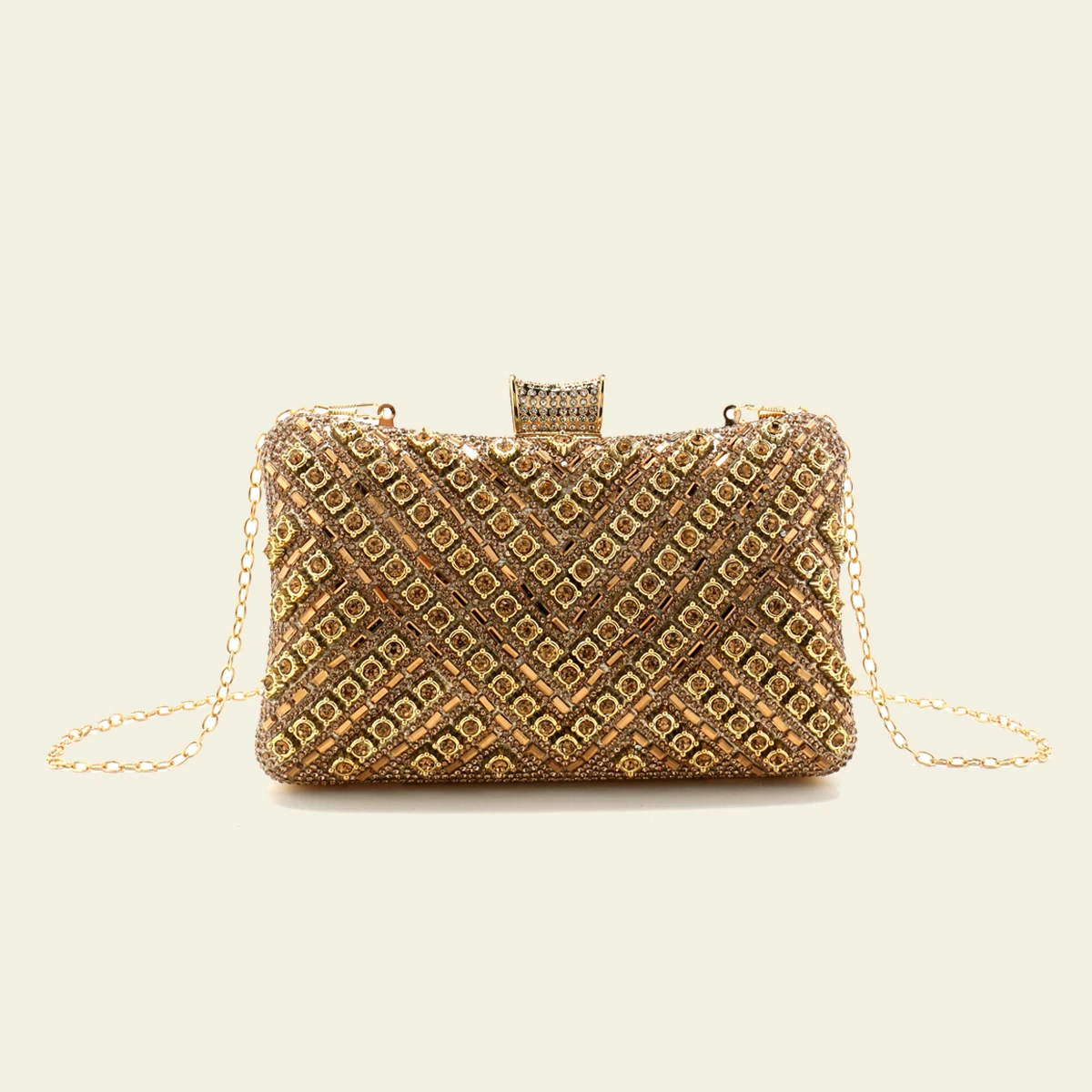 

Винтажный стиль, расшитый бисером, женские вечерние сумки со стразами, золотая металлическая цепочка, клатч на плечо, цепочка на плечо, женская роскошная блестящая H