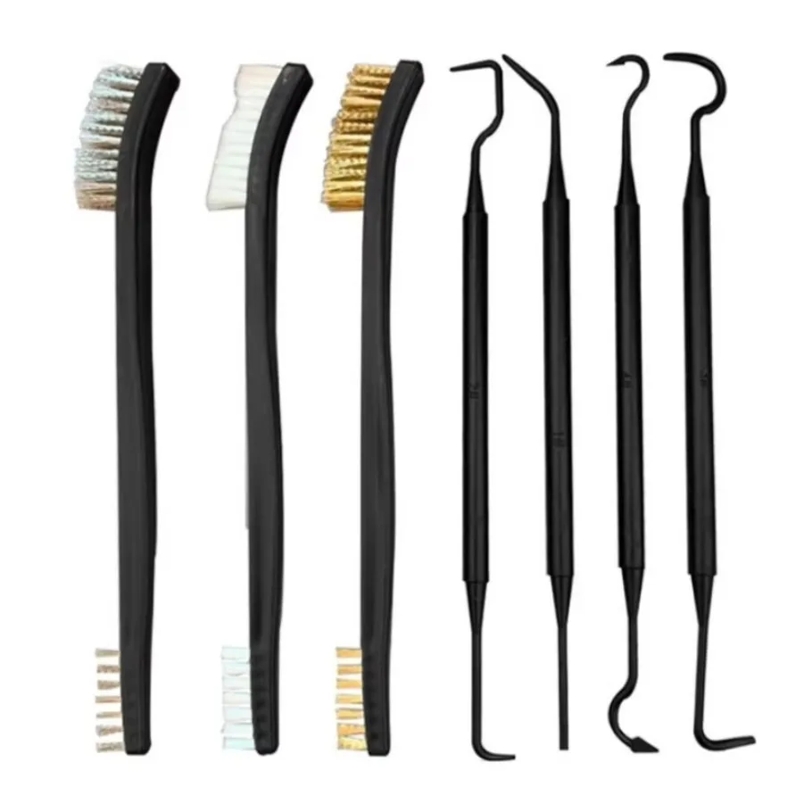 Multipurpose Car Detailing Cleaning Tool Accessories Wire Brushes and 4 Nylon Picks and Brush Set  Car Detailing  car cleaning