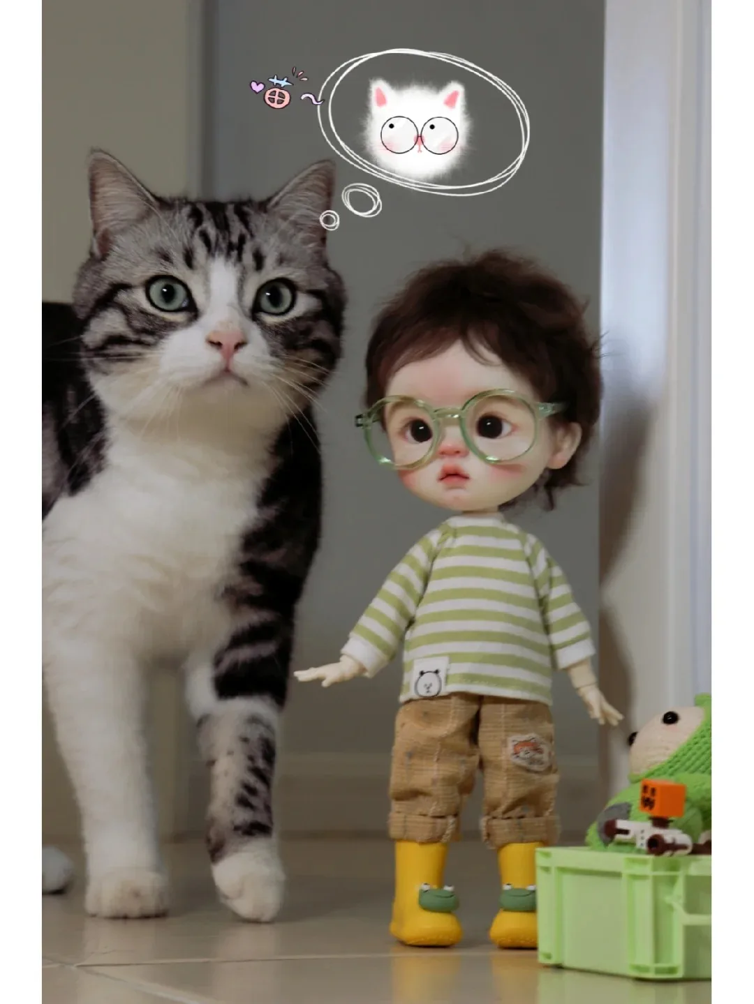 ตุ๊กตา BJD รุ่นใหม่ ปี 2025 ขนาด 25 ซม. ตุ๊กตาเด็กผู้หญิง ยวนเป่า เมิ่ง คิวเบบี้ หัวโต ทำจากเรซิ่น ตุ๊กตาแฟชั่น ของขวัญ พร้อมแต่งหน้า จัดส่งฟรี
