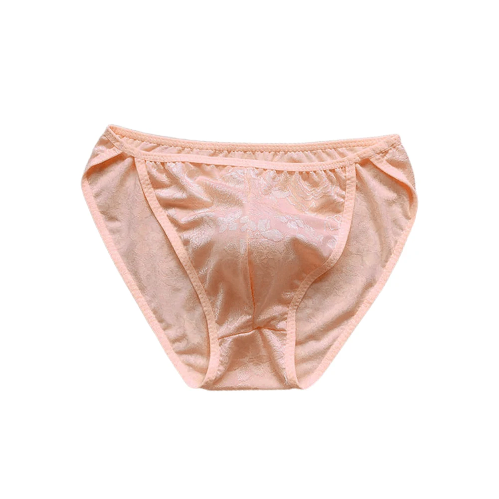 Cuecas confortáveis respiráveis de seda gelo cuecas masculinas todas as estações cuecas respiráveis confortáveis seda gelo