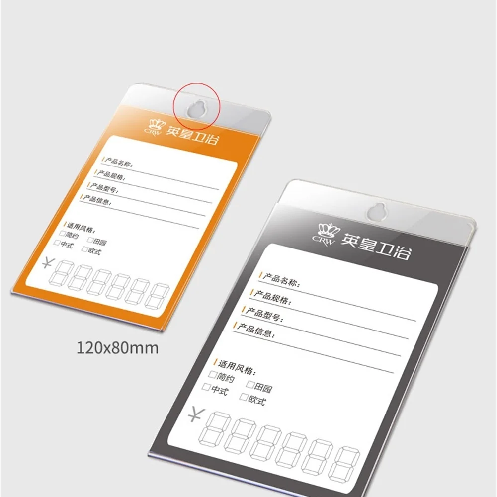 Pop Plexiglas Zeichen Halter Hülse Regal Rand Preis Tag Aufhänger Label Halter Rahmen