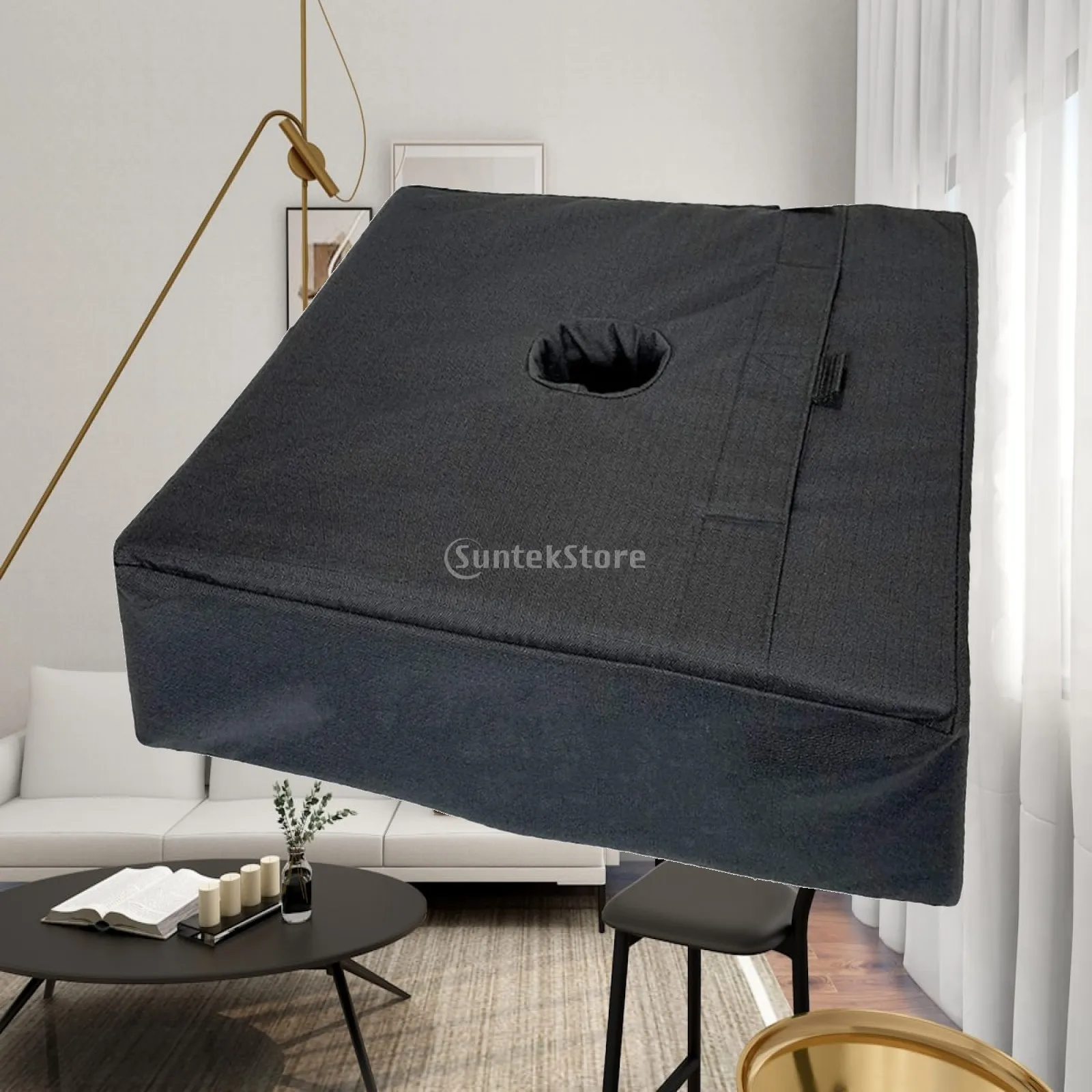 Outdoor Umbrella Holder Sandbag Base Weight Square Fillable Heavy Duty Windproof Waterproof Oxford Cloth Stand for Patio