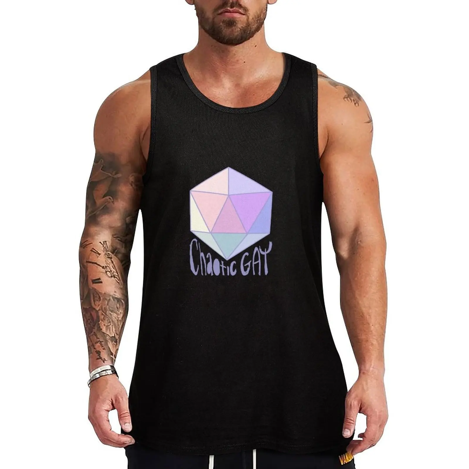 

Chaotic Gay Tank Top men gym t shirt gym clothing men