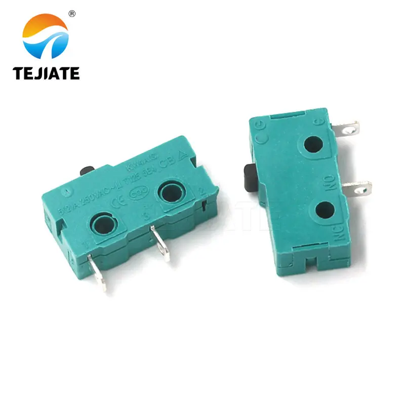 Silver contact 5A250V micro switch KW12 travel limit switch contact button 2 feet 3 feet travel switch