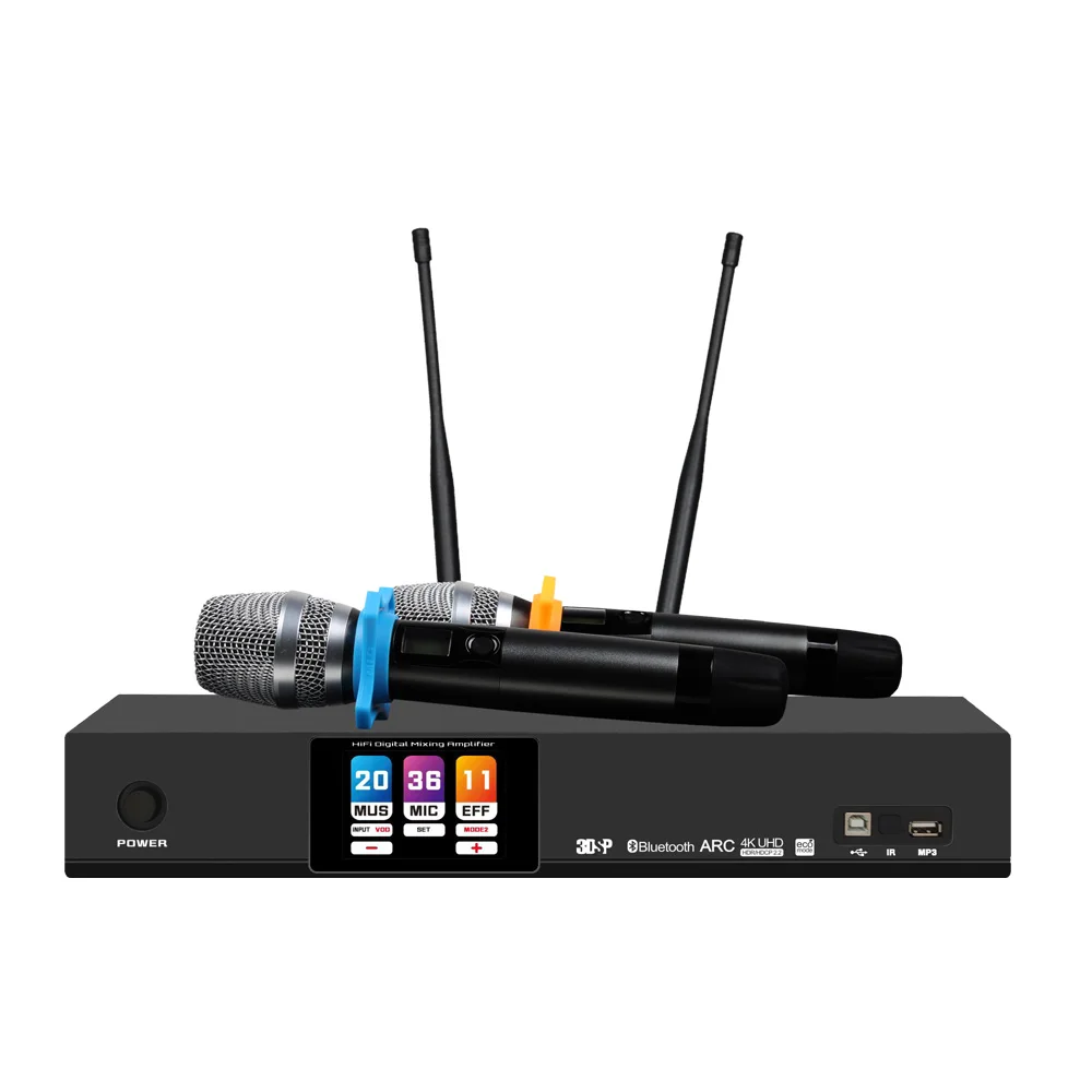 

Berase 2024 Hot Sale 3 In 1 System Karaoke Amplifier 400W Full Power Amplifier Support OEM