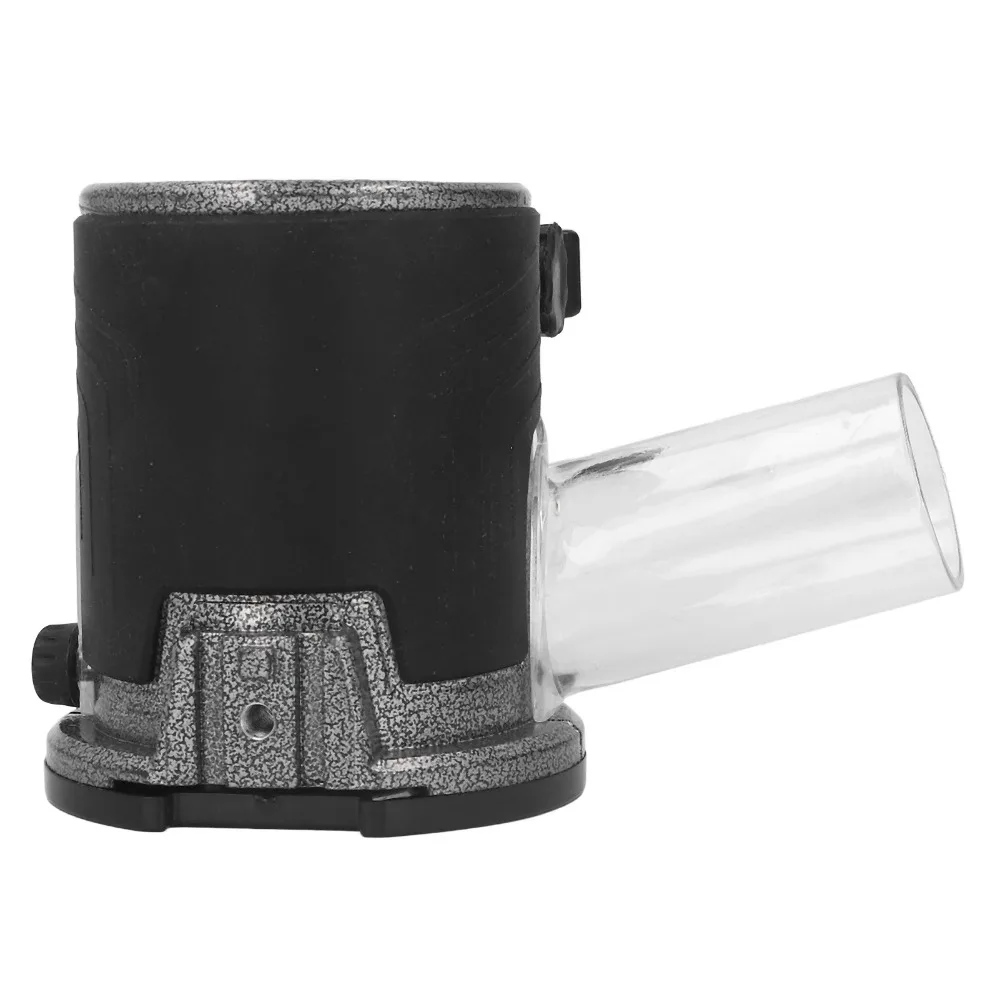 ​Aluminum Alloy ​Plunge Router Base​ ​Adjustable​ ​Transparent Cover​ ​Trimming Machine Base​ ​Dust Collection​ ​65mm Diameter​